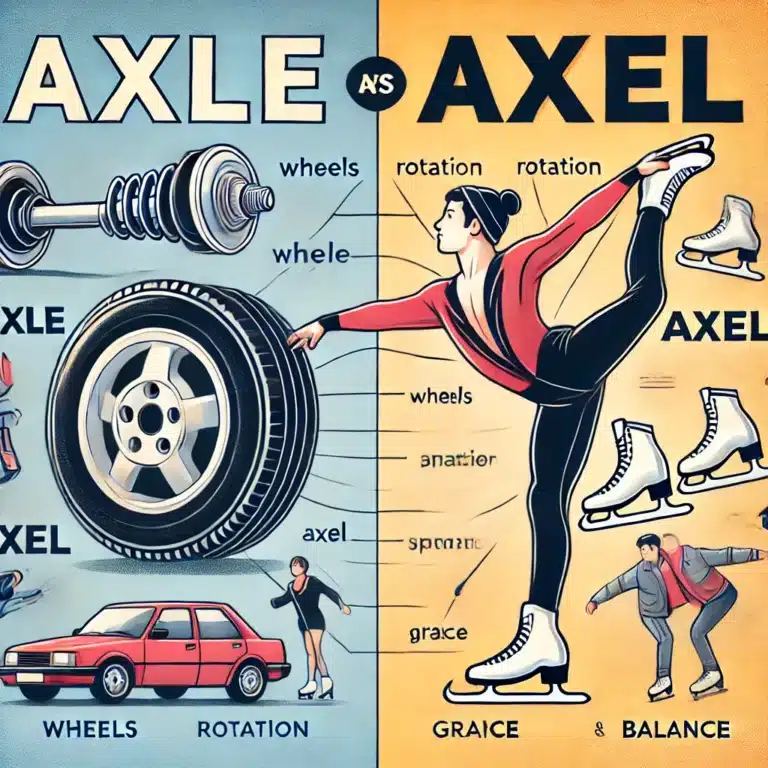 Axle vs. Axel: Understanding the Key Differences
