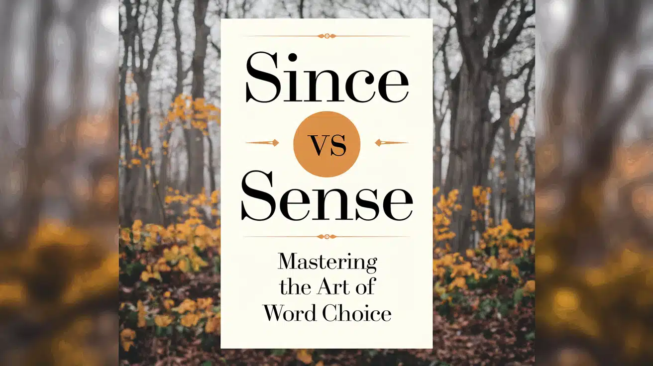 Since vs Sense: Mastering the Art of Word Choice