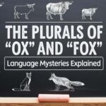 The Plurals of 'Ox' and 'Fox': Language Mysteries Explained