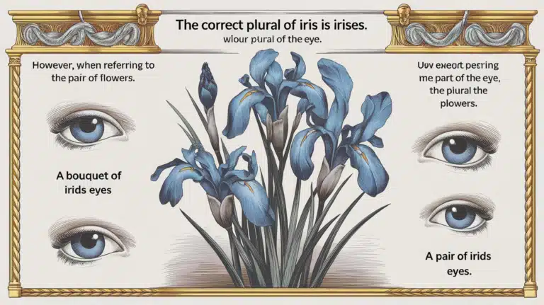What’s the Correct Plural of Iris? A Detailed Guide with Examples