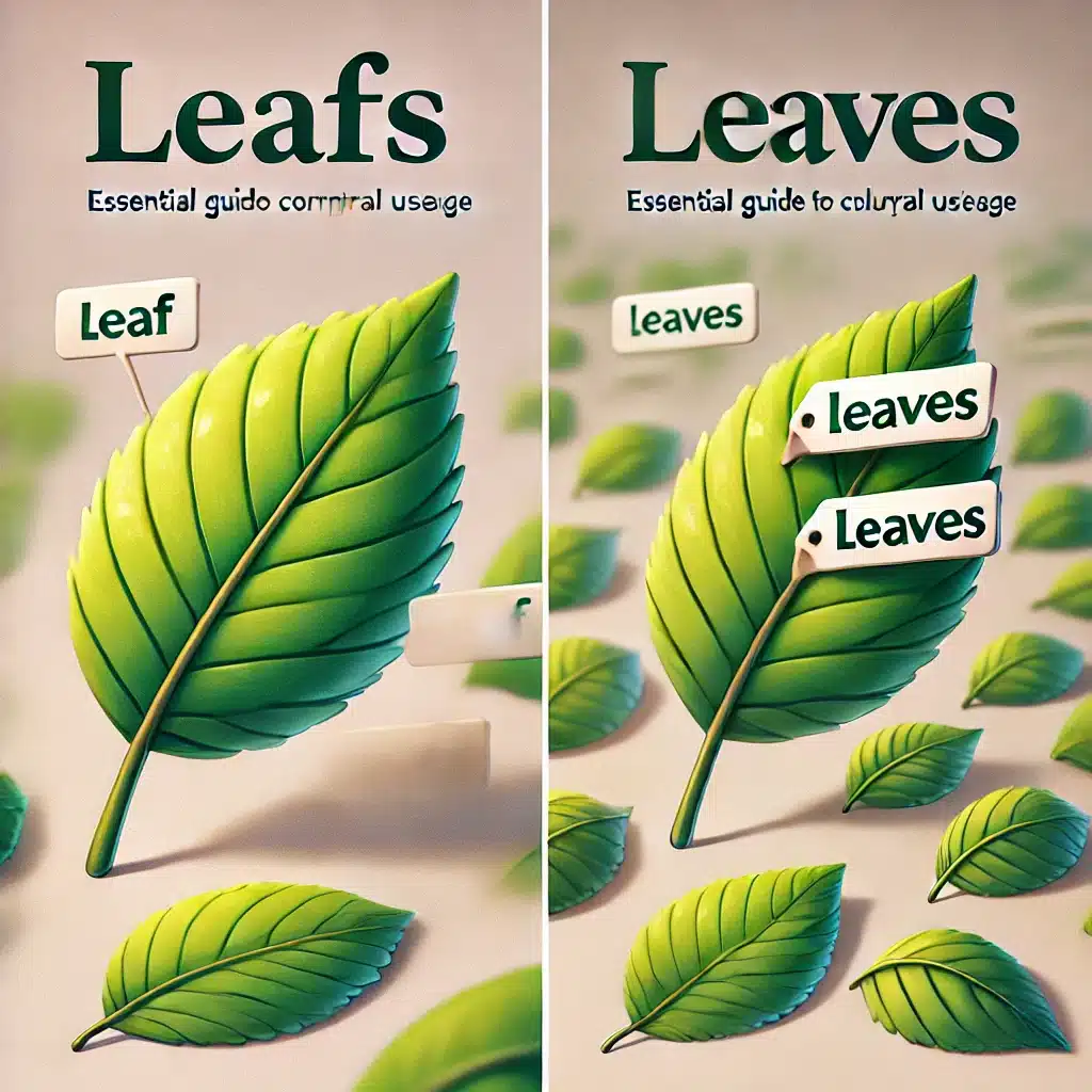 Leafs vs. Leaves: Essential Guide to Correct Plural Usage