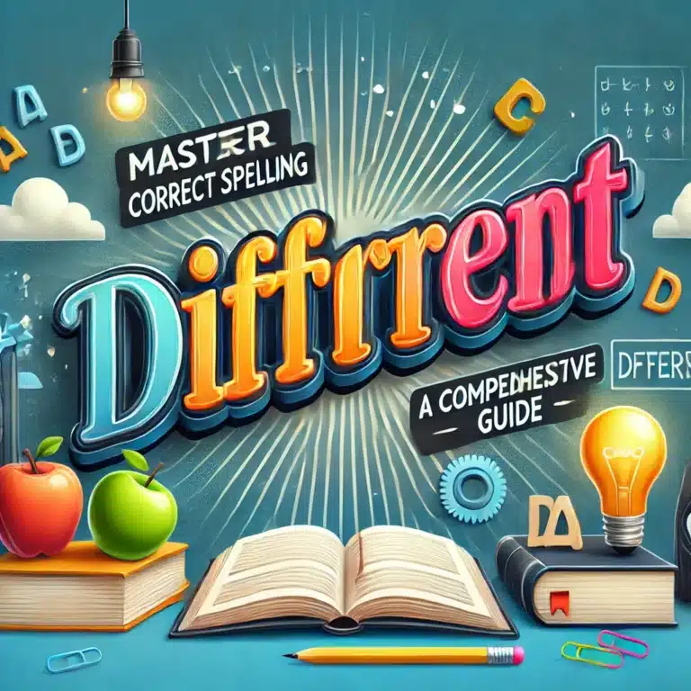 Master the Correct Spelling of "Different" - A Comprehensive Guide