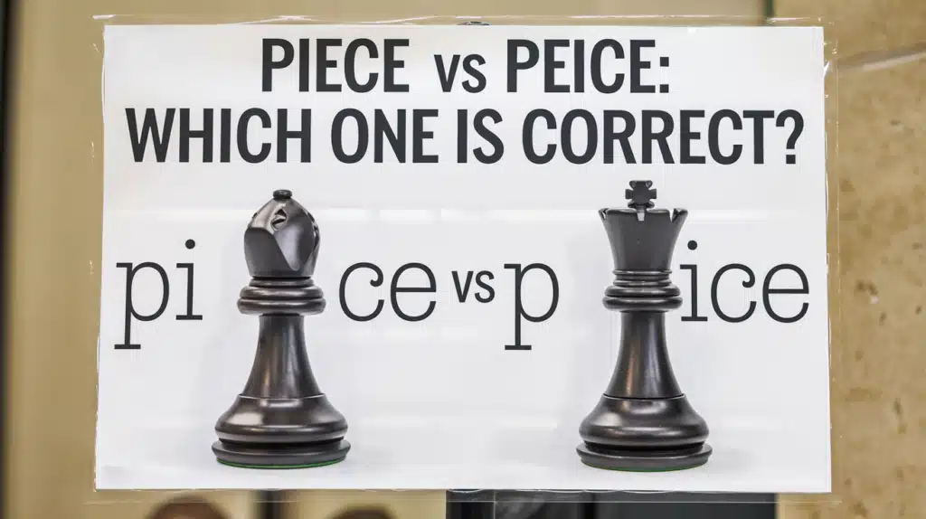 Piece vs Peice: Which one is Correct?