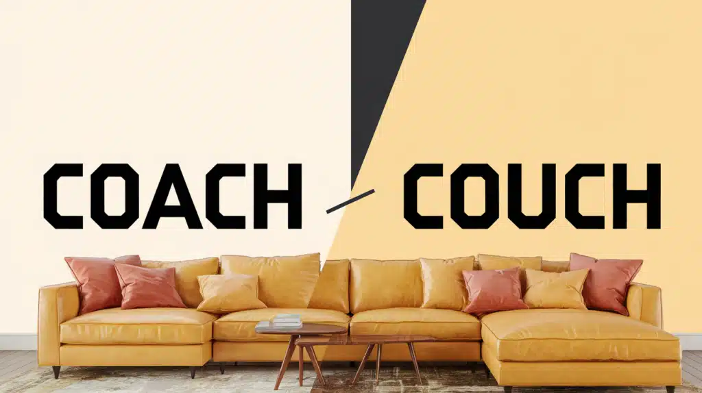 Coach vs Couch: Definitions, Differences, and Examples