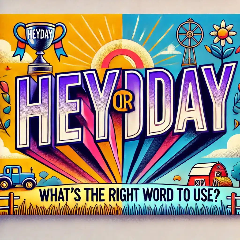 Heyday or Hayday: What’s the Right Word to Use?