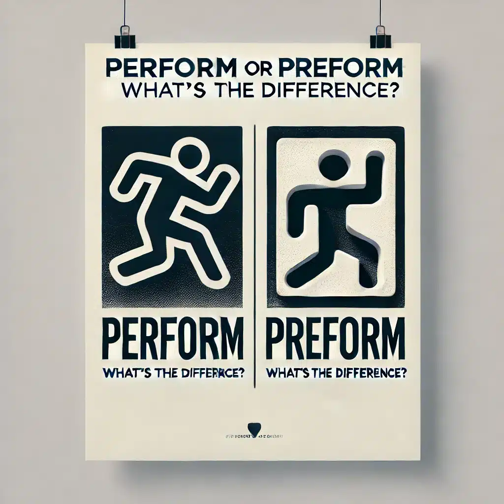 Perform or Preform: What’s the Difference?