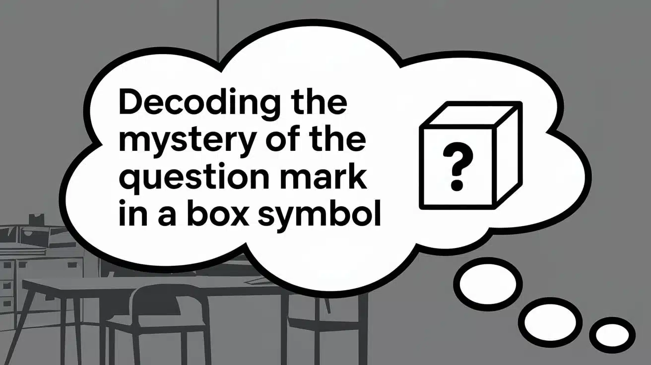 Decoding the Mystery of the Question Mark in a Box Symbol