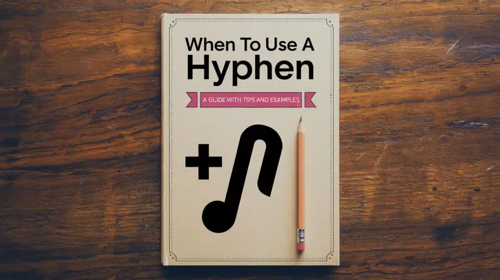 When to Use a Hyphen: A Guide with Tips and Examples