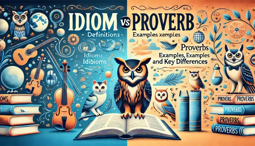 Idiom vs Proverb: Definitions, Examples, and Key Differences