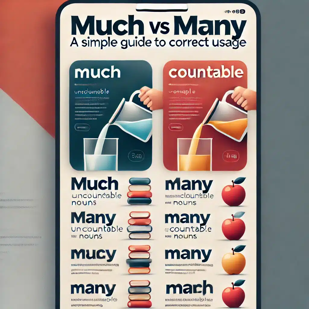 Much vs Many: A Simple Guide to Correct Usage